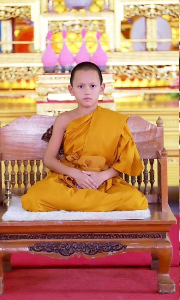 สามเณร ธนากรณ์ โสดาจันทร์ อายุ 9 ปี